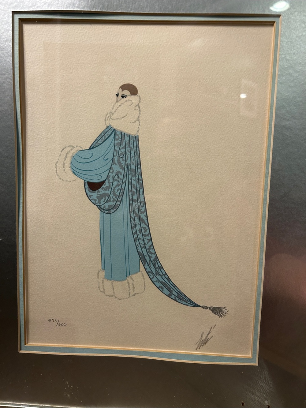 Erte Elegance Limited edition fashion lithograph signed and numbered please read - Picture 6 of 15